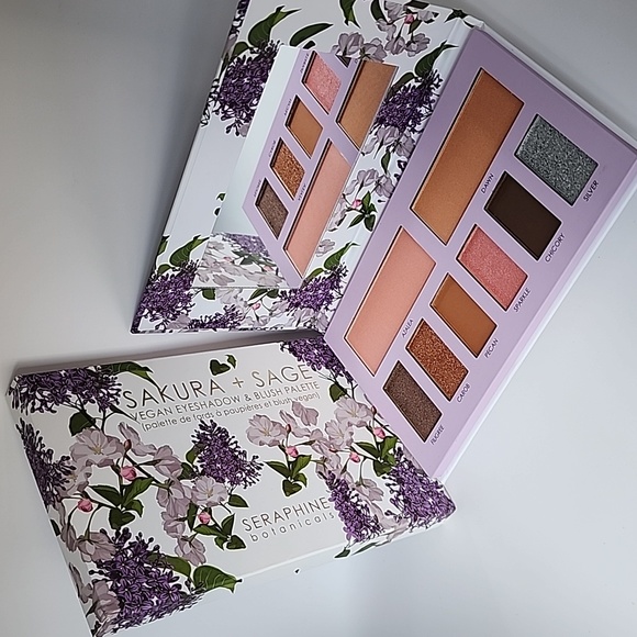 Seraphine Botanicals - Sakura + Sage Vegan Eyeshadow & Blush Patte - Picture 1 of 9